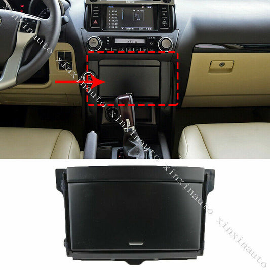 for Toyota Prado LC150 2010-2017 Black ABS Central Storage Box Cover Replace Kit