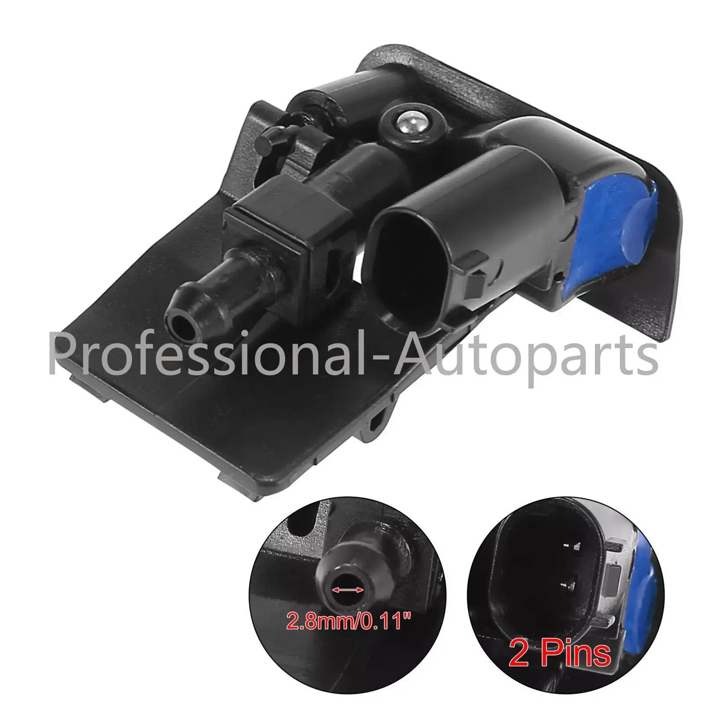 2PCS Windscreen Washer Spray Nozzle Spray Jet for BMW X5 2006-2010 61667161469 Q