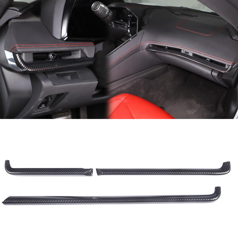 Carbon Fiber Center Gear Transmission Panel Cover Decal for Lotus EMIR 2022 - 2024- v
