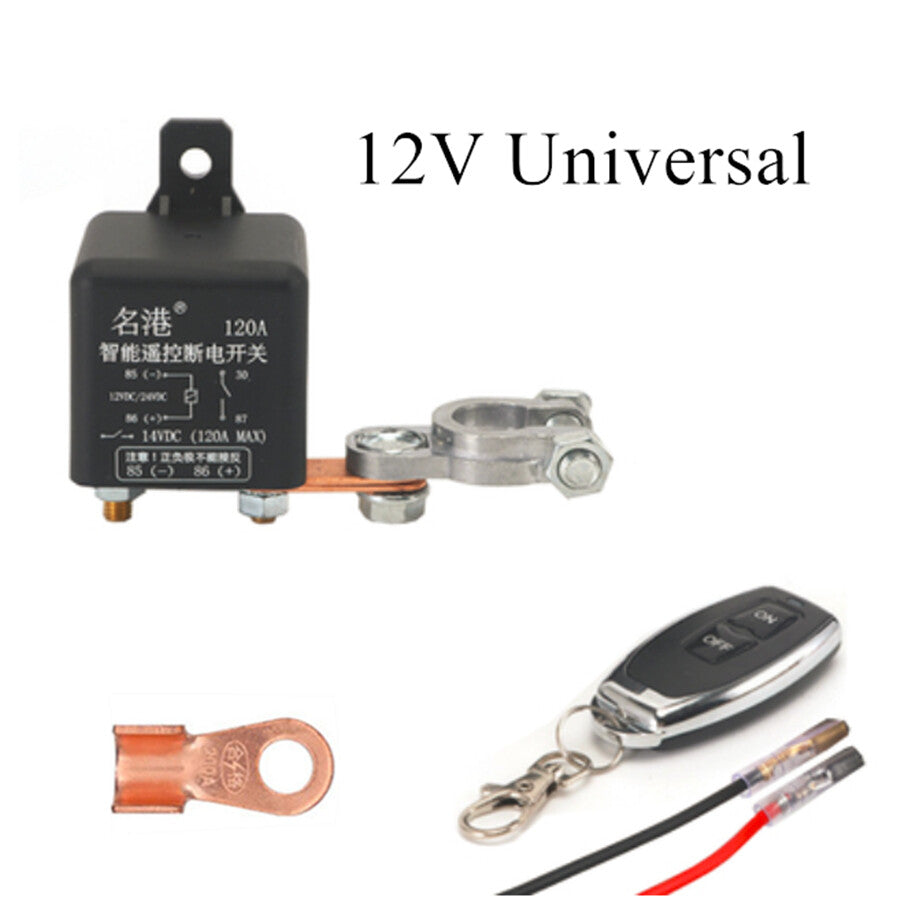 Car Battery Disconnect Switch Power Cut Off Isolator Wireless Remote Control New n