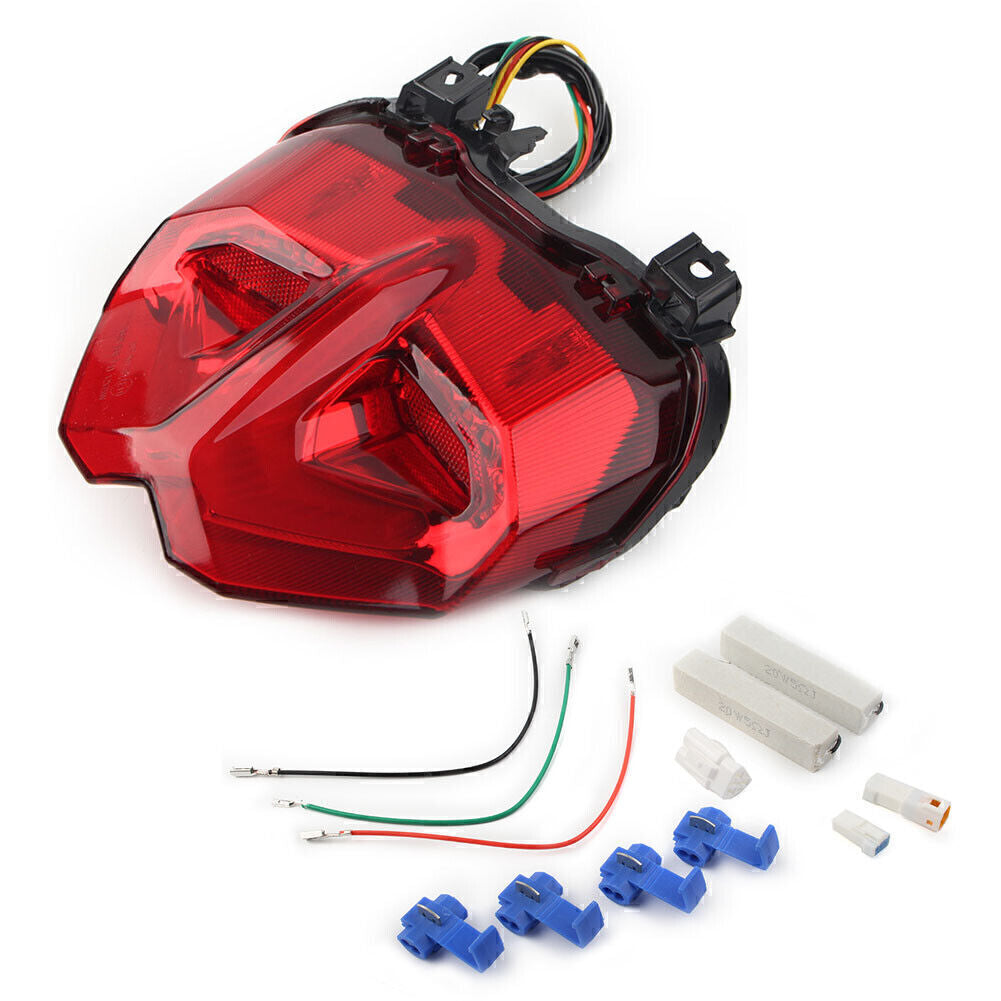 Led Integrated Blinker Taillight Turn Signal Light for YAMAHA MT-09 SP 21-22 Red Q