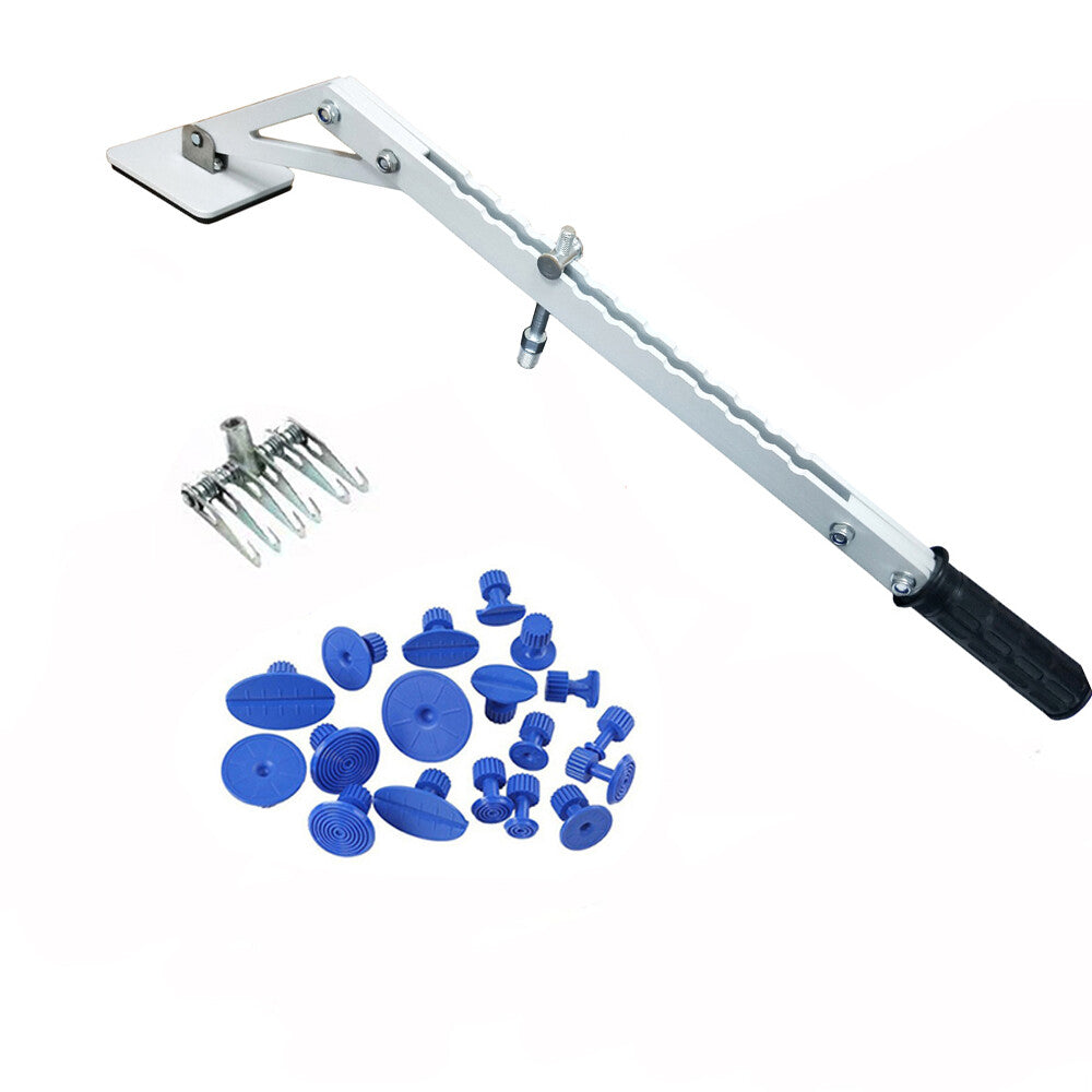 Car Dent Removal Tools,Single Leg Leveling Bar Portable Multi Hook Pull Up Bar v