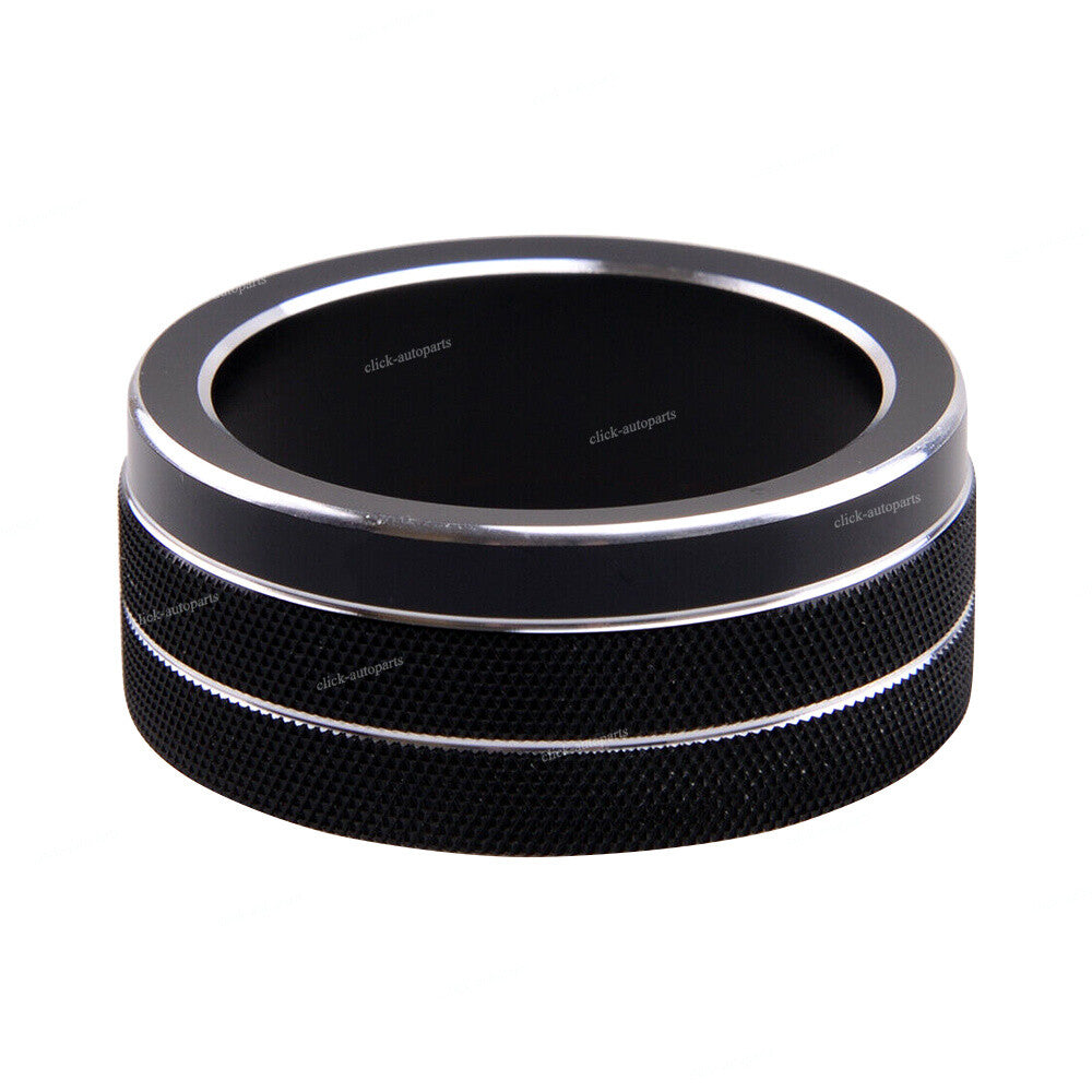 Black Center Console Multimedia Knob Decoration Ring Cover Fit for Infiniti Q50