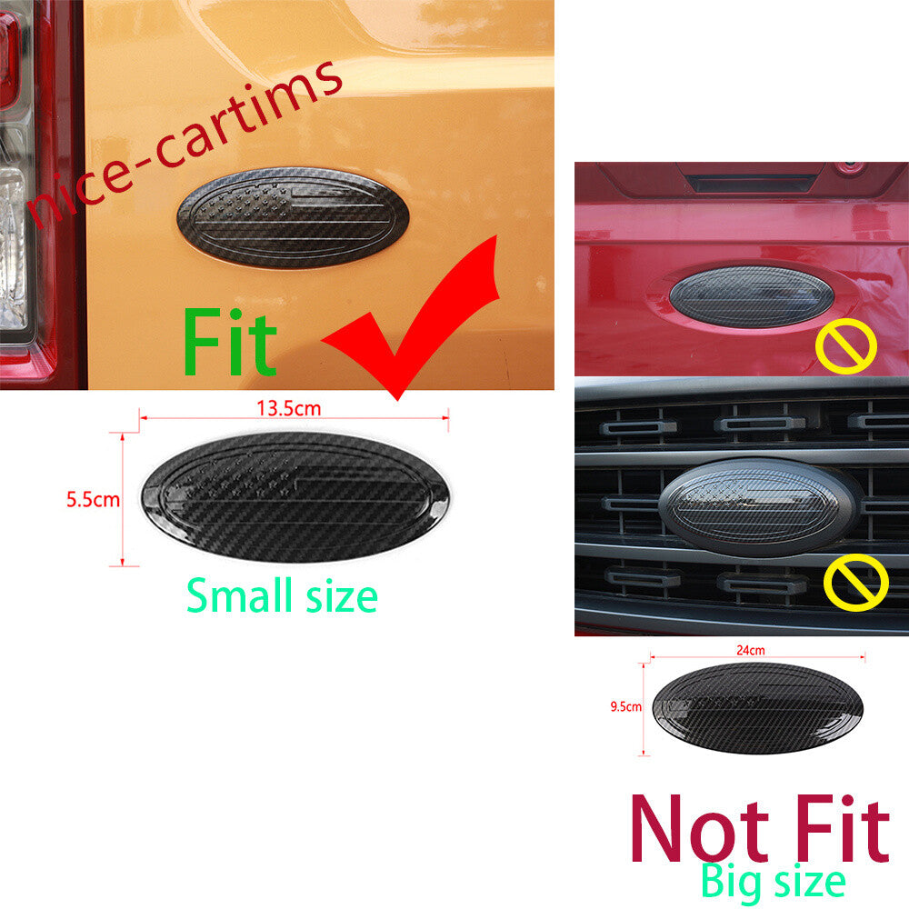 Pink ABS Car Rear Logo Decorative Trim for Ford F150 2015+Bronco /Bronco Sport