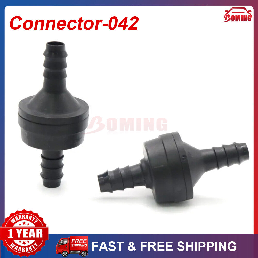 Automotive 2-Piece ID6 8x6 180¡ã Fuel Line Hose Quick Release Female Connector Q