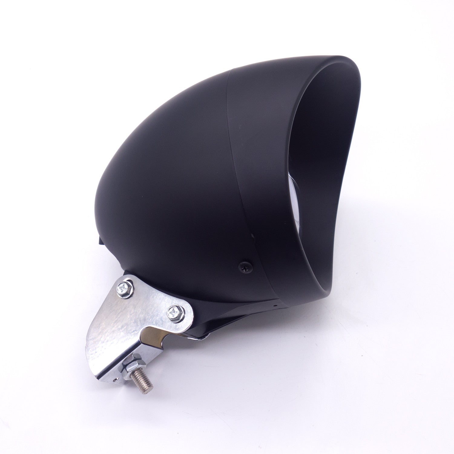 Motorcycle Black Bullet Headlight Head Light Lamp for Harley for Honda for Yamaha Custom Q