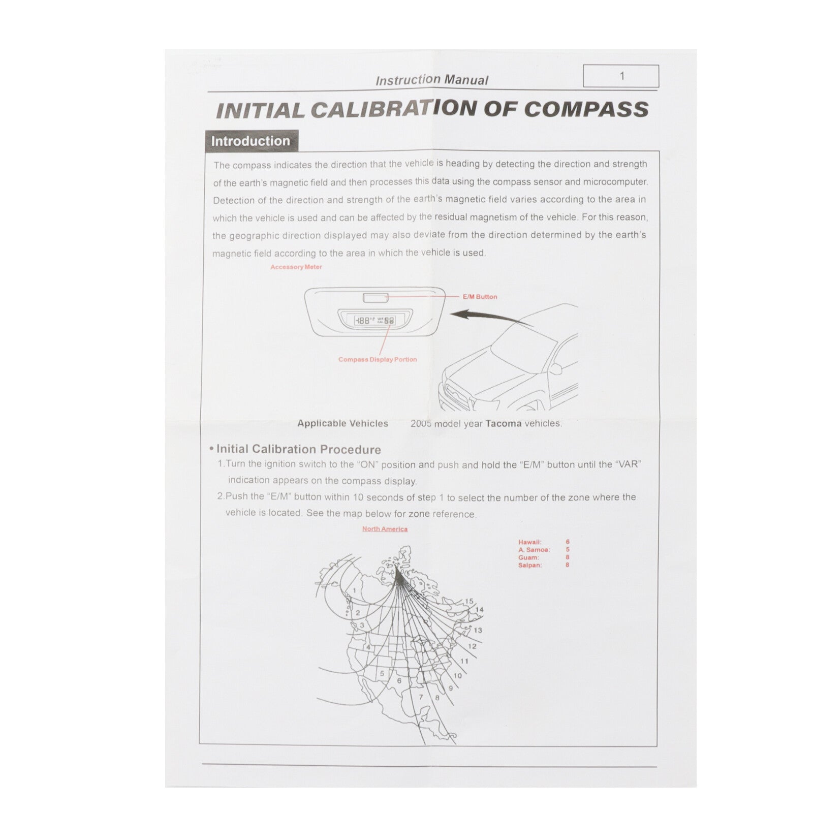 83290 - 04030 599 - 958 Applicable to 2005-2008 for Toyota temperature direction display overhead Q