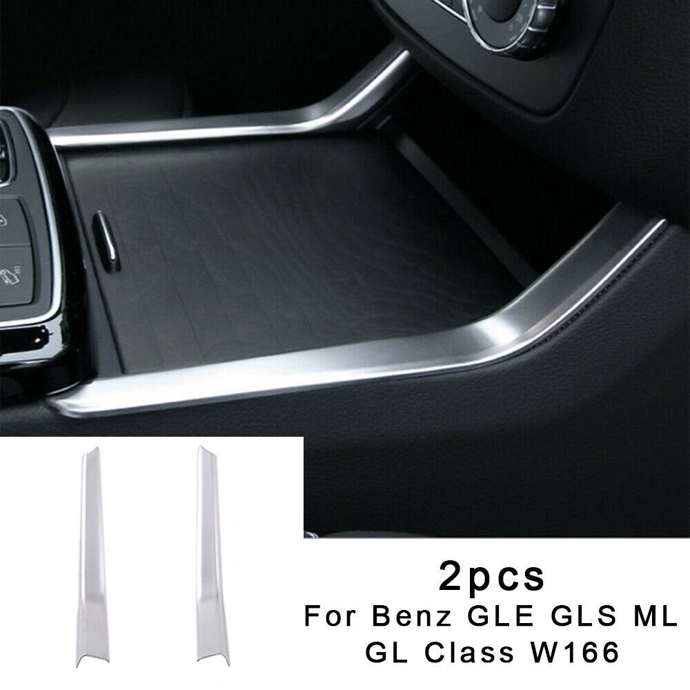 2*Water Cup Holder Cover Trim for Benz GLE GLS ML GL-Class W166 13-19 Series