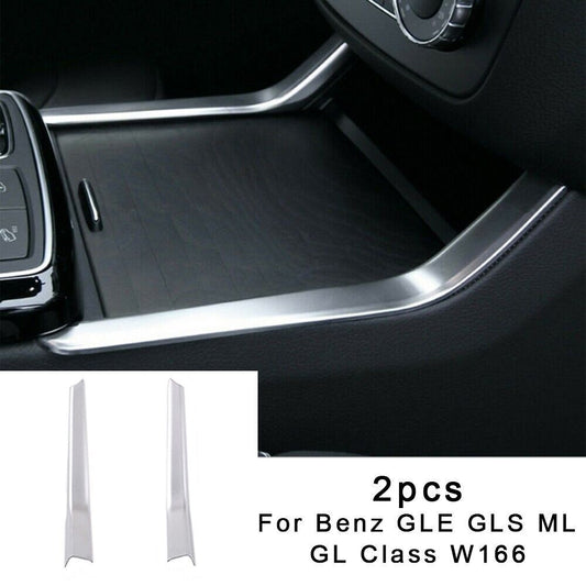 2*Water Cup Holder Cover Trim for Benz GLE GLS ML GL-Class W166 13-19 Series