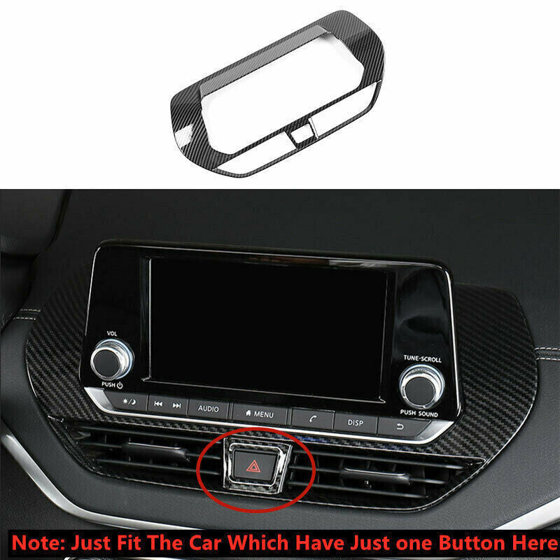 1X Central Console Navigation Frame Cover Trim for Nissan Teana Altima 2019-22