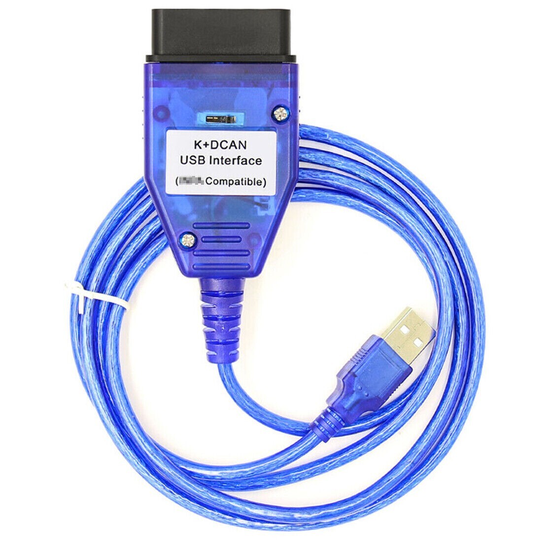 K+DCAN OBD2 Cable with Switch FTDI FT232RL Tools EDIABAS NCS Expert ISTA for BMW Q