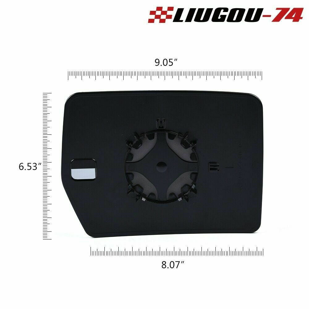 Fits 11-14  for ford  F150 pickup left driver's side view power mirror glass Q