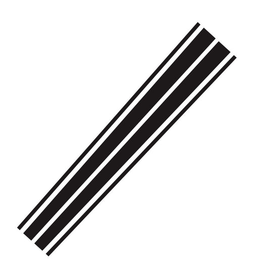 Hood Racing Rally Long Stripes Auto Graphic Decal Vinyl Car Truck Accessory