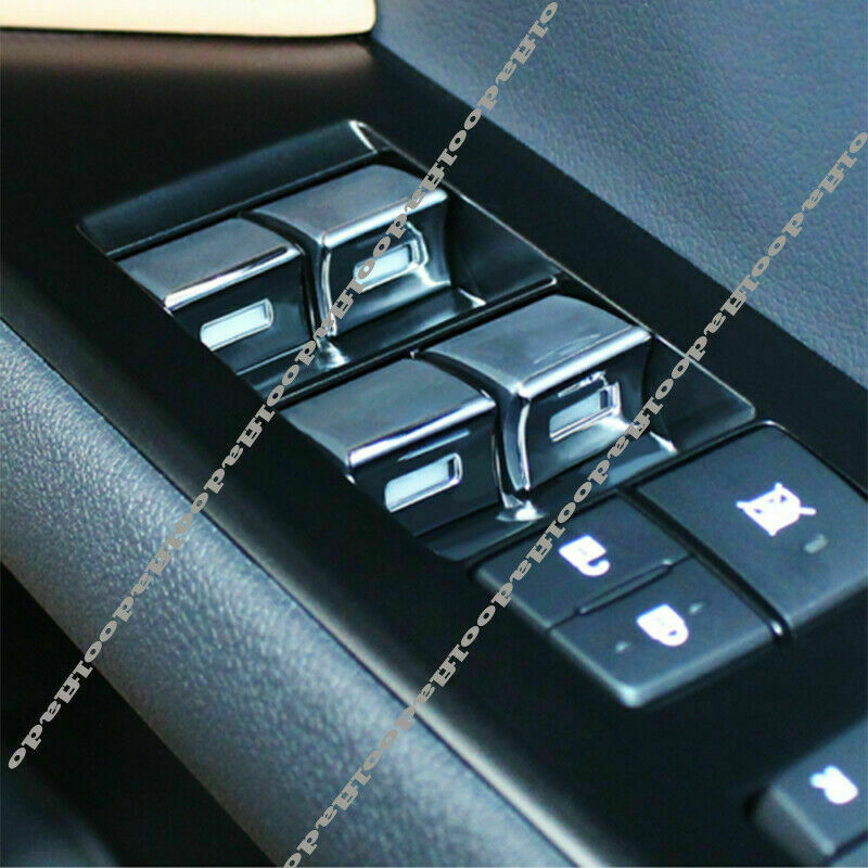 for Lexus UX200 250h 2019-2022 Chrome Inner Window Lift Switch Button Trim Cover