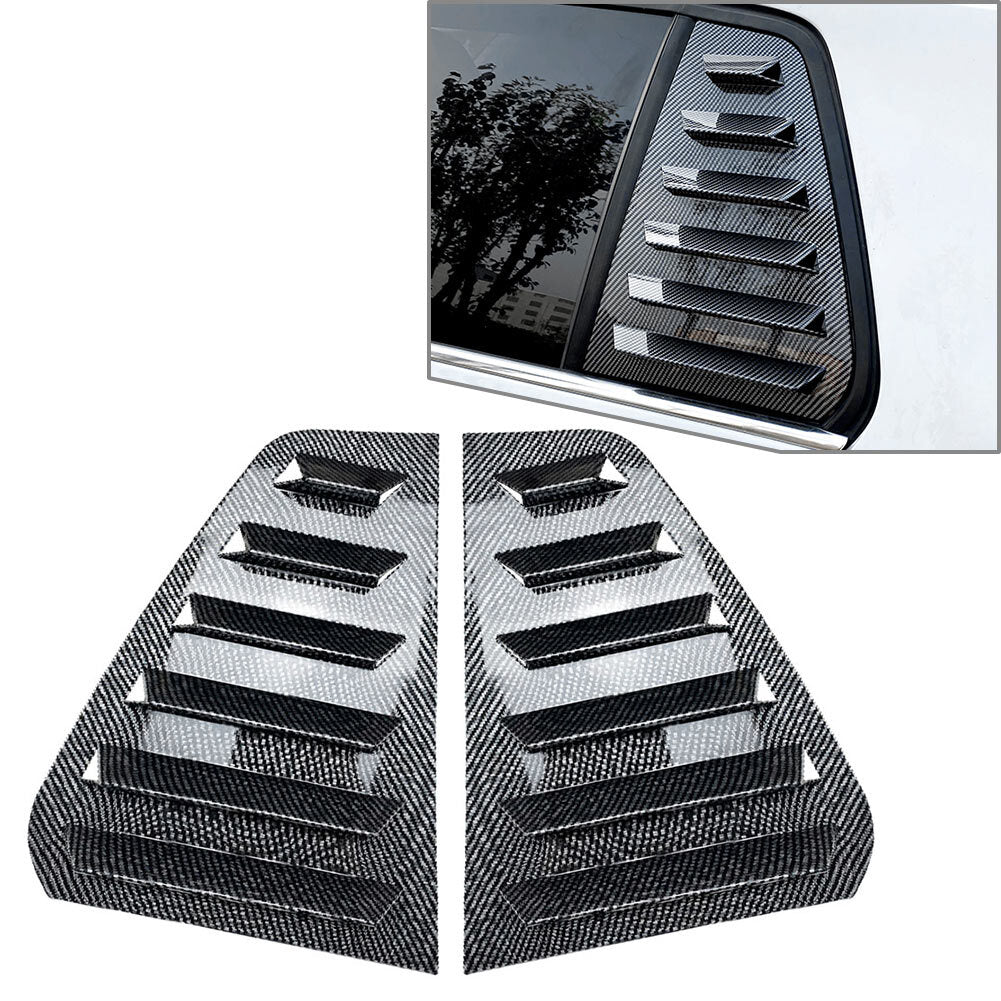 Rear Window Side Vent Shutter Louver Cover Trim for VW for Golf MK7 MK7.5 14-19 Pair
