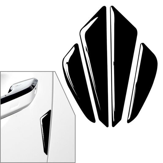 Car Door Anti-collision Anti-rub Strip Edge Guards Trim Piano Black Universal