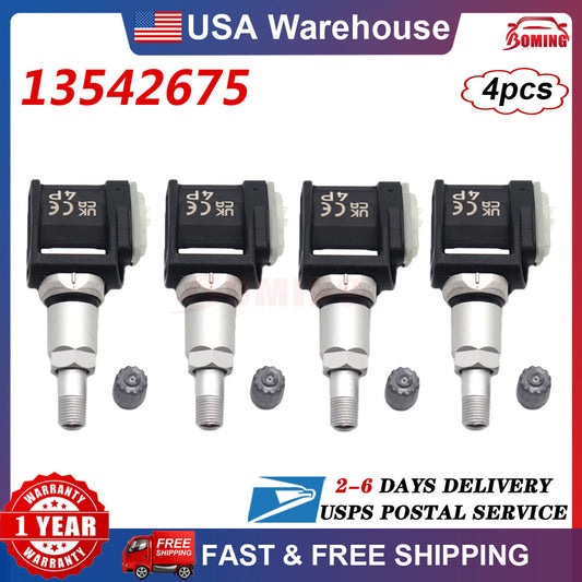 4x 13554170 TPMS tire pressure sensors for Chevrolet for GMC for Sierra 2500 3500 433MHz