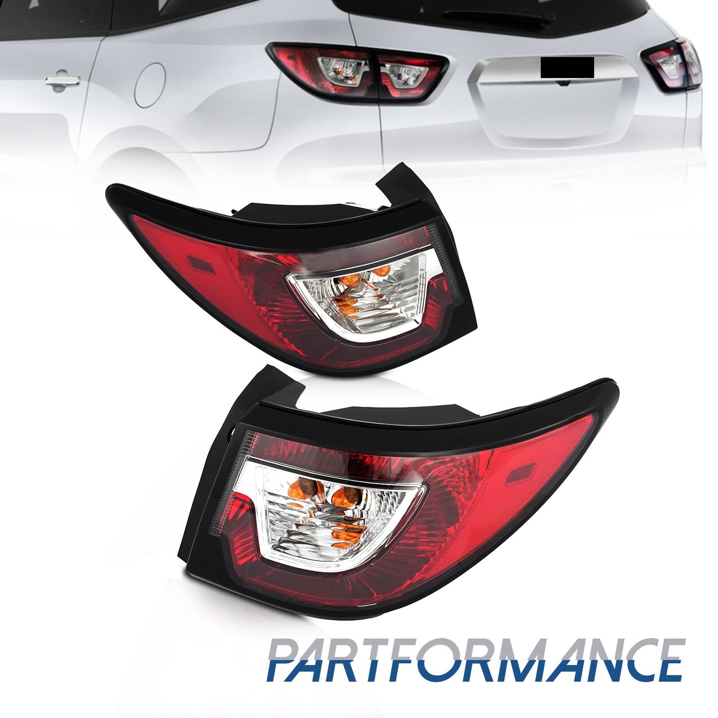 One pair of halogen taillights for 2013 - 2017 for Traverse Driver and Passenger side - v
