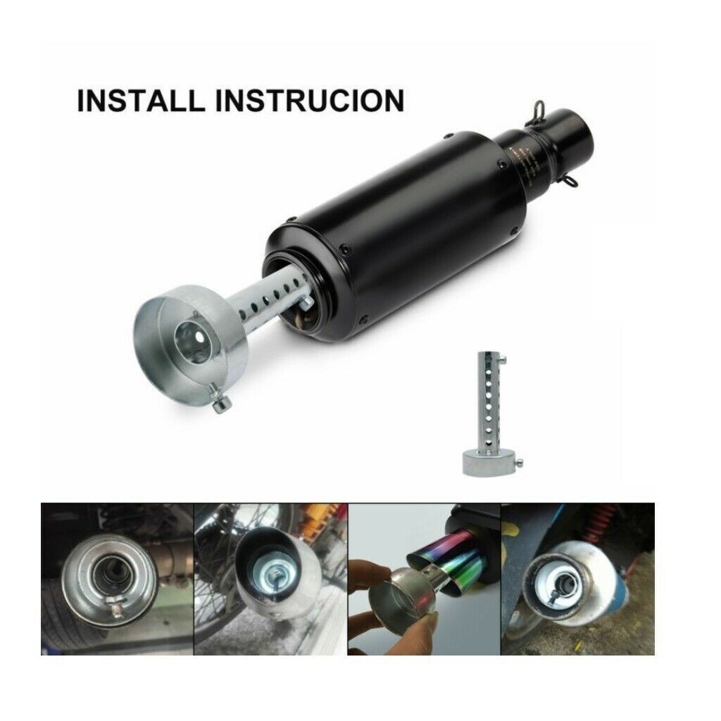 Long 80mm 3 Exhaust Baffle fit 41mm-43mm Pipe Silencer (Baffle O.D. 42mm)