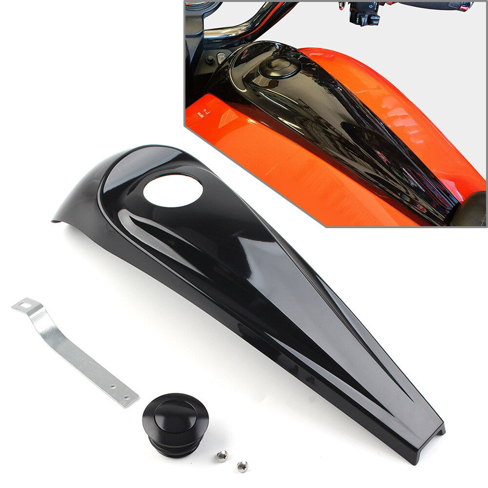 Gloss Dash Fuel Console Cover + Gas Tank Cap Fit for Harley Touring 08-22 Q