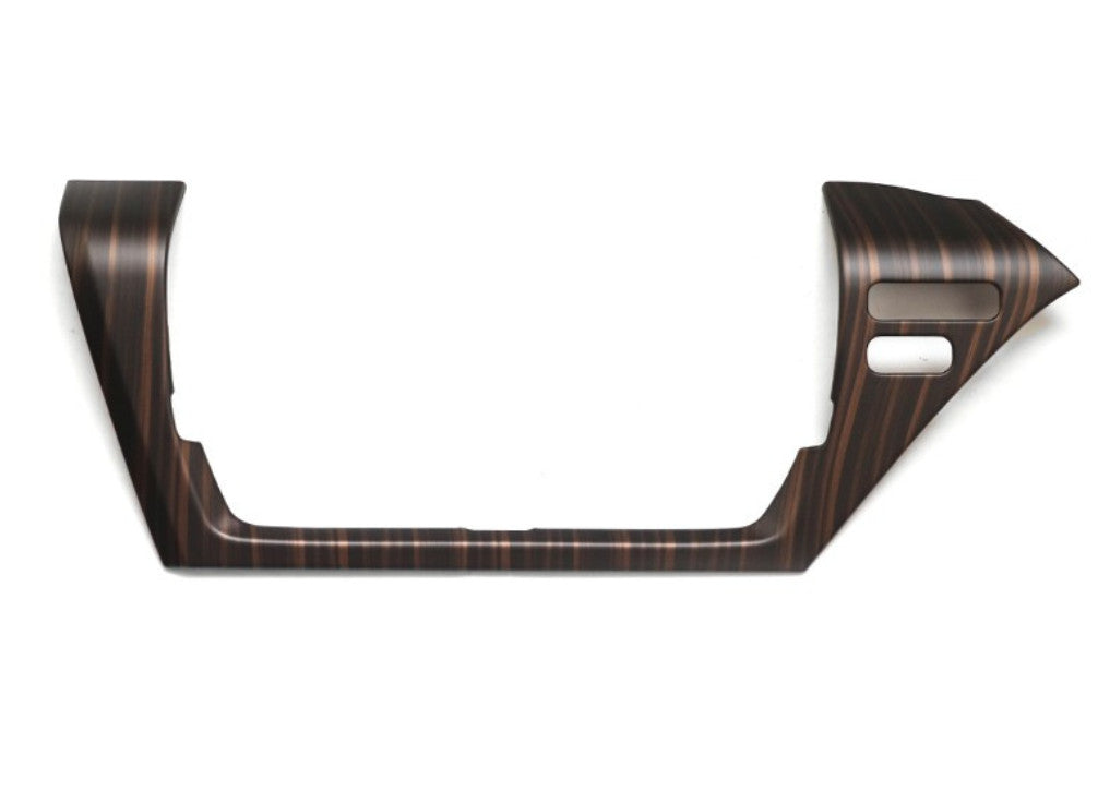 For Toyot@a for Camry 21-2023 Peach Wood Grain Middle Console Navigation Panel Trim n