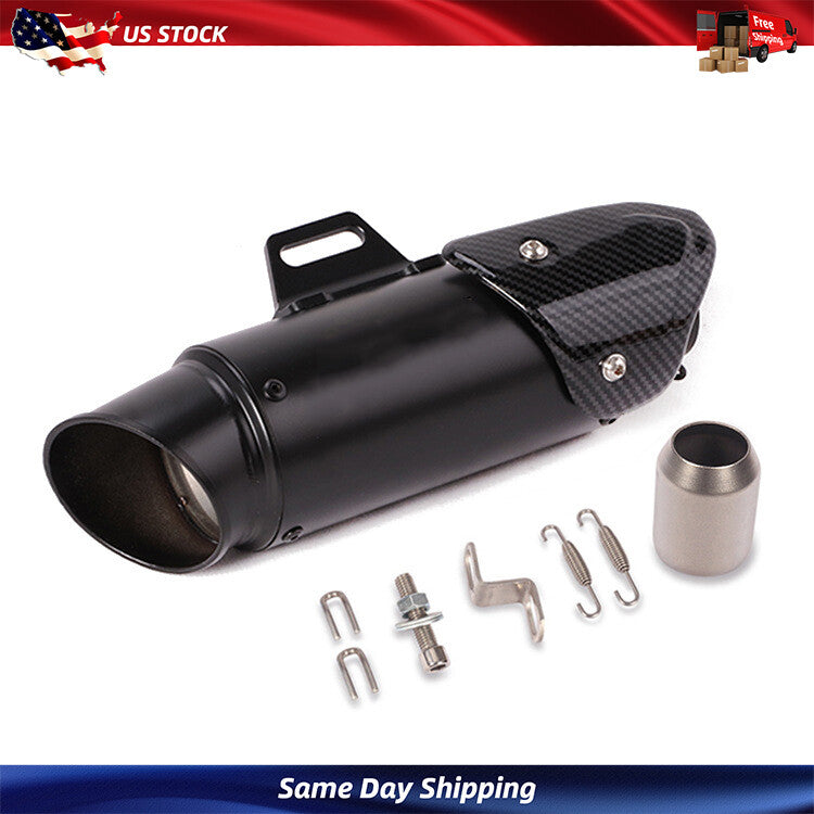 New 51mm for Kawasaki Dirt Bike Exhaust Muffler Pipe Tail Tip Vent Pipe Silencer
