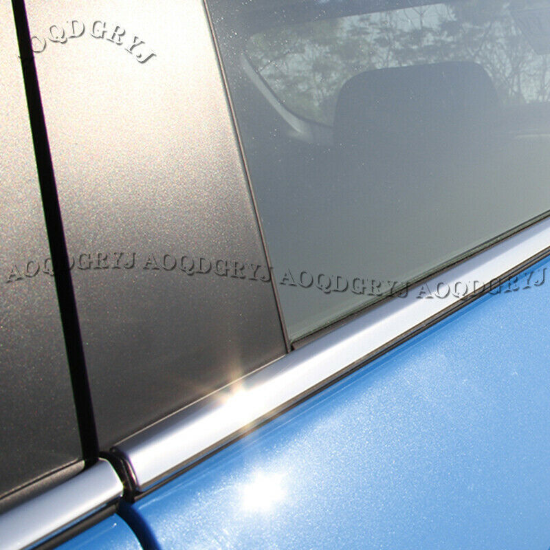 Stainless steel Bottom door window sill cover trim 6pc for TOYOTA RAV4 2019-2024
