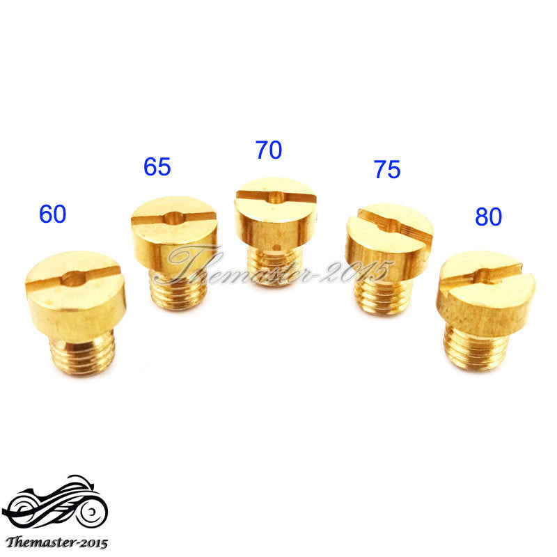 5mm Jets 60 65 70 75 80 For Dellorto SHA PHBG Carb Tomos A35 Targa LX Sprint Q