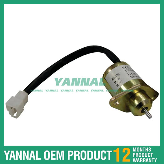Fuel shut-off solenoid valve 17454-60010 is suitable for Grasshopper lawnmower tractors B1700D-