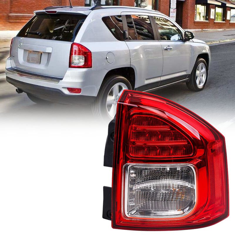 Passenger rights markings on for Jeep 's taillight assembly, 2011-2013.