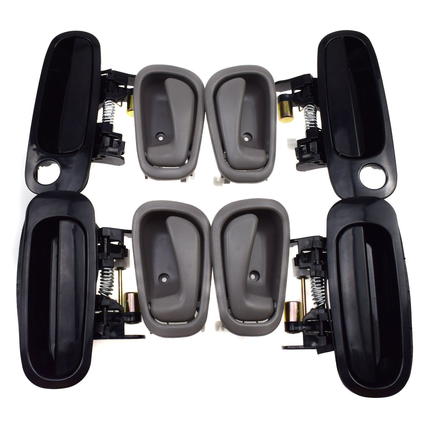 for Toyota for Corolla 98-02 8Pcs Front Rear Left Right Exterior Inside Door Handle