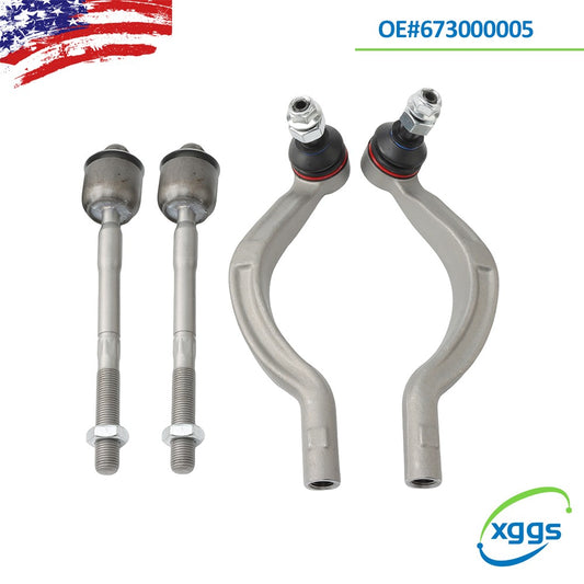 4pcs 673000006 Tie Rod kit for Maserati Ghibli Quattroporte 14-17 673000005 NEW Q