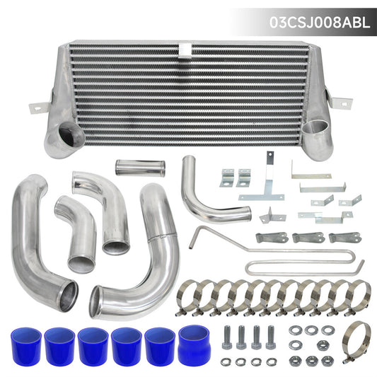Turbo Bolt On Front Mount Intercooler Kit for Mazda RX7 RX-7 FD3S FD3 93-97 Blue