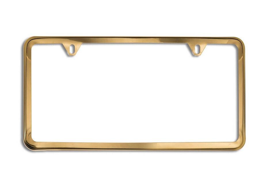 1 piece of car license plate frame cover cap rear boot trunk gold for Dodge