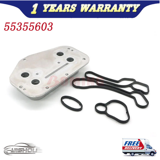 Engine Oil Cooler 55355603 for Cruze Sonic Aveo G3 Astra 2008-2014 Q