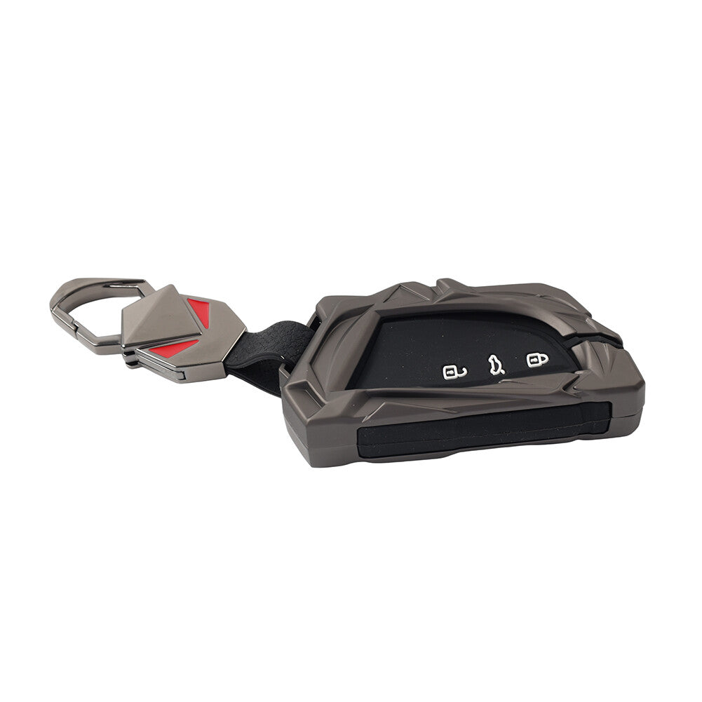3 Button Key Shell Cover Fob Black for VW Polo ID.3 Atlas for Seat Leon for Cupra Born Q
