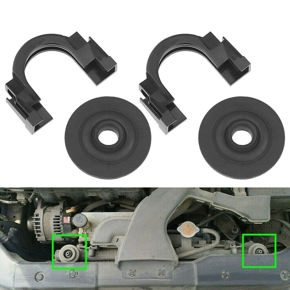 Upper Radiator Mount Bracket & Bushing 2Set for Rogue #21542-CA000 v