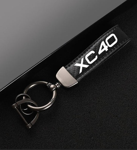 Black keychain/key ring/car accessory for XC40 car