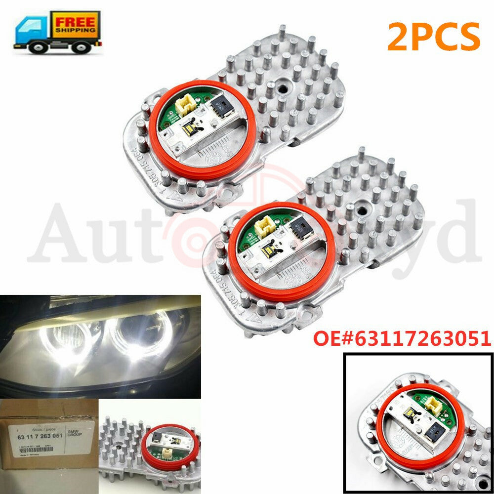 2PCS Headlight LED Insert Diode Module for BMW X5 X3 3 6 Series E92 E93 F06 F12