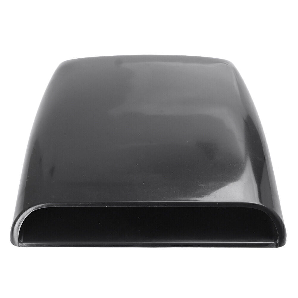 1x Black Universal Car Decorative Air Flow Intake Hood Scoop Vent Bonnet Cover