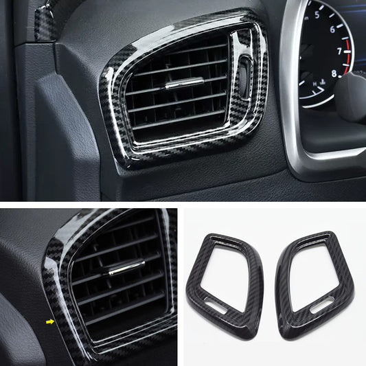 Carbon fiber exterior trim for Nissan Murano 2015-2024 car dashboard vent cover