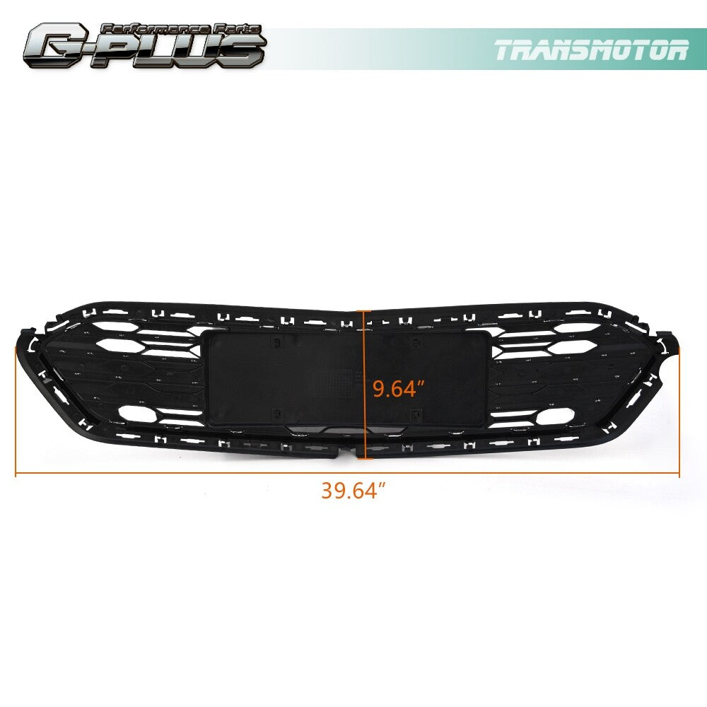The lower grille of chrome ABS front bumper is suitable for Cruze 2016-2018- v