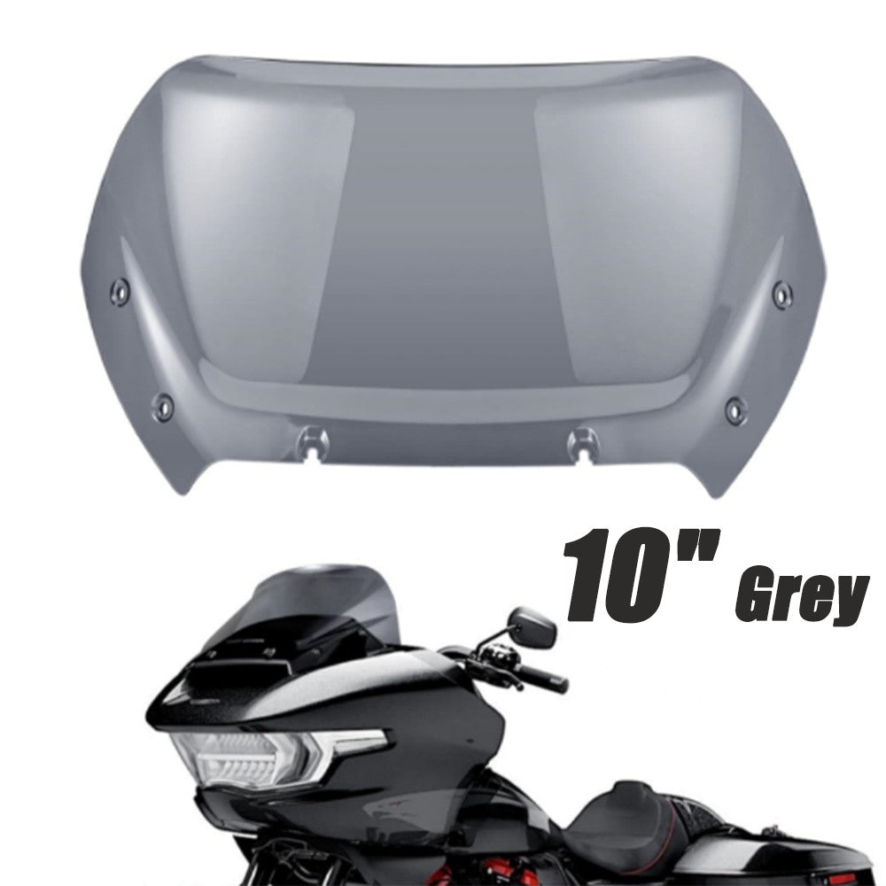 10-inch windshield, gray windshield, suitable for Harley Road Glide CVO/SE FLTRXSE 2023 2024- n
