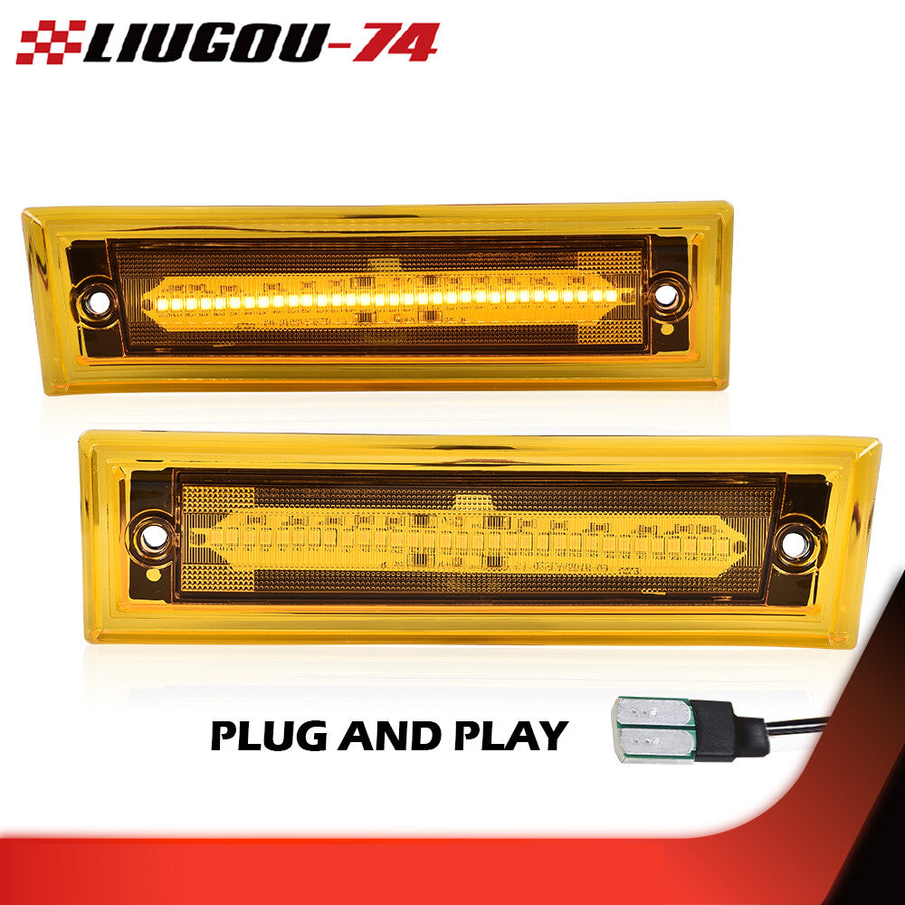 Suitable for 1981-1991 C10 C20 C30 for GMC LED front marker light assembly, brand new- v