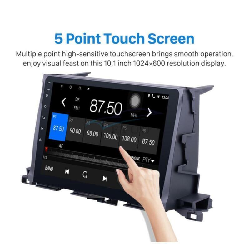 Stereo radio, GPS, WIFI, BT, DAB, mirrored link, 10.1-inch screen for Highlander 2015-2019 - n