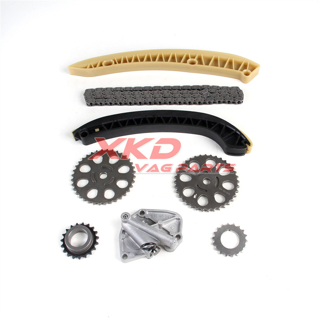 8Pcs Engine Timing Chain Tensioner Kit for VW Polo for SKODA Fabia 1.2L AZQ BME BZG Q