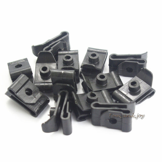 20pcs Bumper Fender Nylon Clip U Nut 12 Screw Retainer 90467-05114 for Toyota
