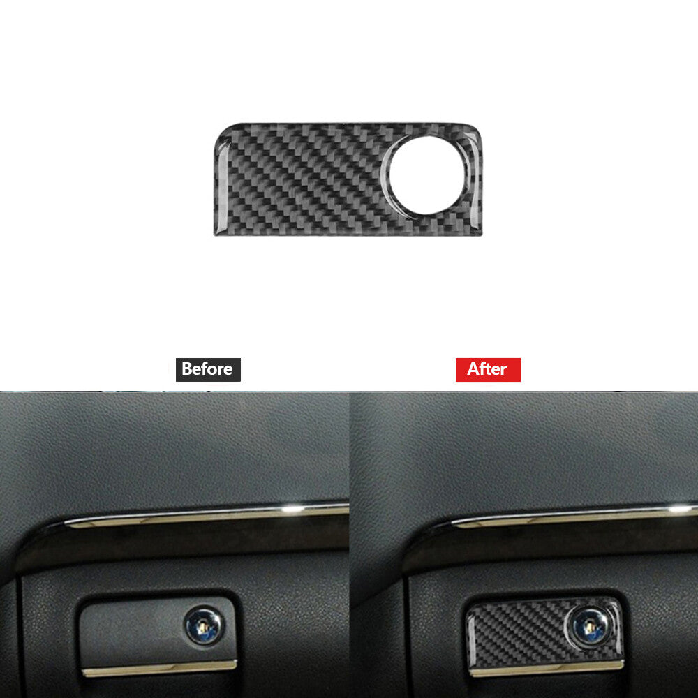 Carbon fiber storage box trim for Mercedes-Benz M-Class W164 06-11