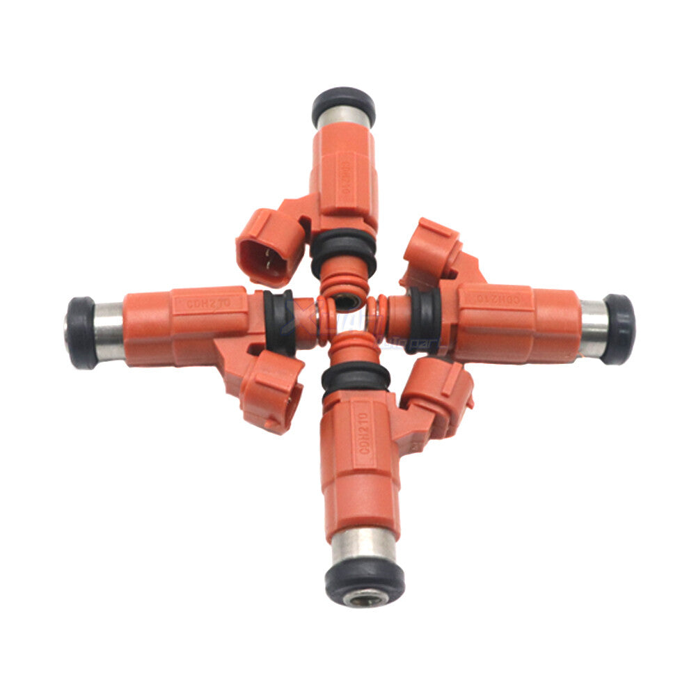 Four fuel injectors for Yamaha Outboard 115 Marine 68V-8A360-00-00 CDH210 INP771- v