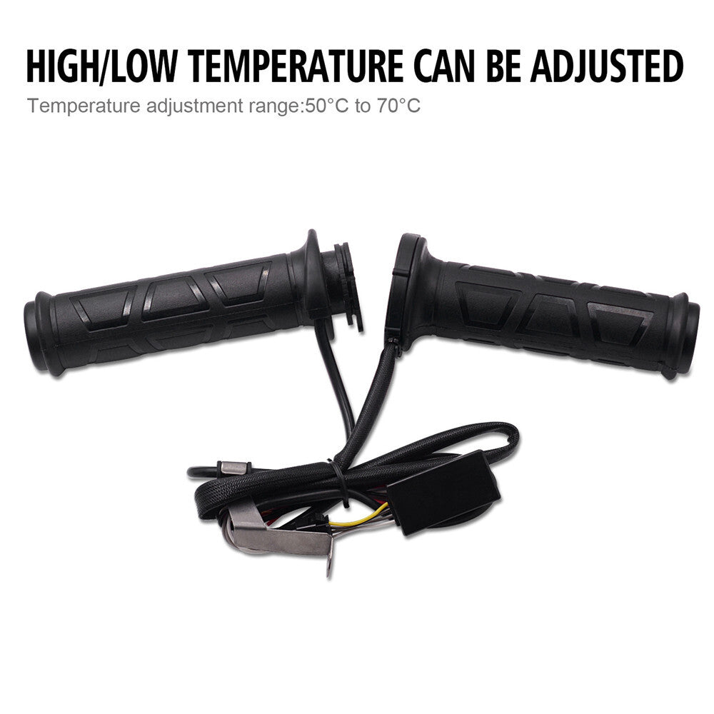 CS-095D1 7/8 Motorcycle Handlebar Electric Heated Grips for Motorbike ATV US